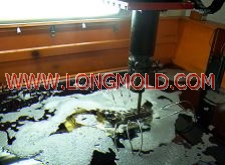 Plastic injection mold - large EDM